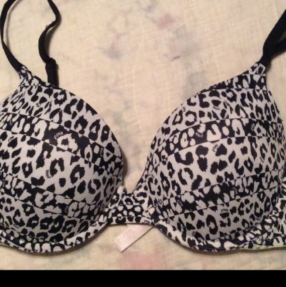 36d pink push up underwire